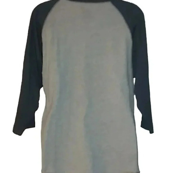 Girl Scouts Colorblock Gray Trefoil Raglan - Picture 2 of 3